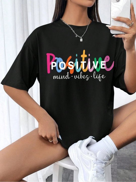 Women Printed Applique T-shirt